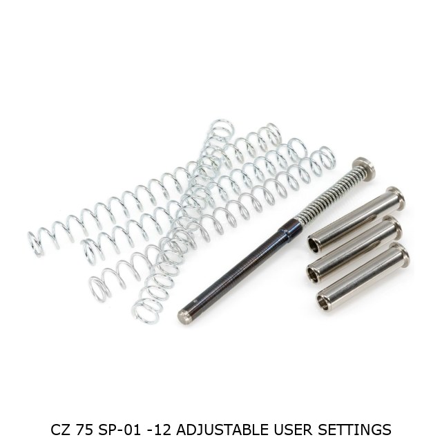 CZ 75 SP-01 -12 Adjustable User Settings