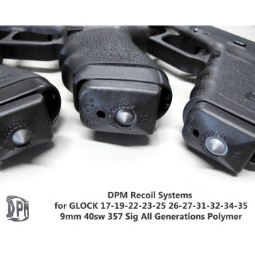 DPM Magazine Floorplate/Glass Breaker for Glock 17-19-22 All Gens Polymer Black - 