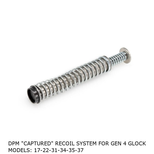 DPM "CAPTURED" RECOIL SYSTEM for Gen 4 Glock Models: 17-22-31-34-35-37