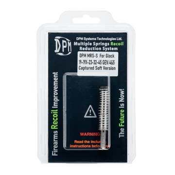 DPM "SOFT CAPTURED" RECOIL SYSTEM for  Gens 4 - 5 Glock MODELS:19-19X-23-25-32-45-47  - 
