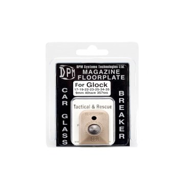DPM Magazine Floorplate/Glass Breaker for Glock 17-19-22 All Gens Polymer Dark Earth - 