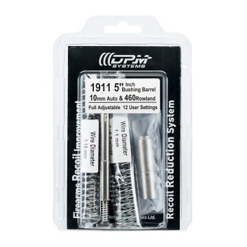 1911 5'' BUSHING BARREL 10MM AUTO & 460 ROWLAND - 12 ADJUSTABLE SETTINGS - 