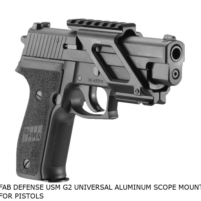 FAB Defense USM G2 Universal Aluminum Scope Mount for Pistols FAB Defense USM G2 Universal Aluminum Scope Mount for Pistols